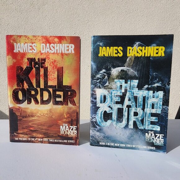 Maze Runner Books Bundle Kill Order Death Cure Paperback Book James Dashner Used - Picture 4 of 15